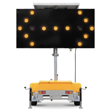 VM Trailer Mounted Arrow Board - 15 Lamp